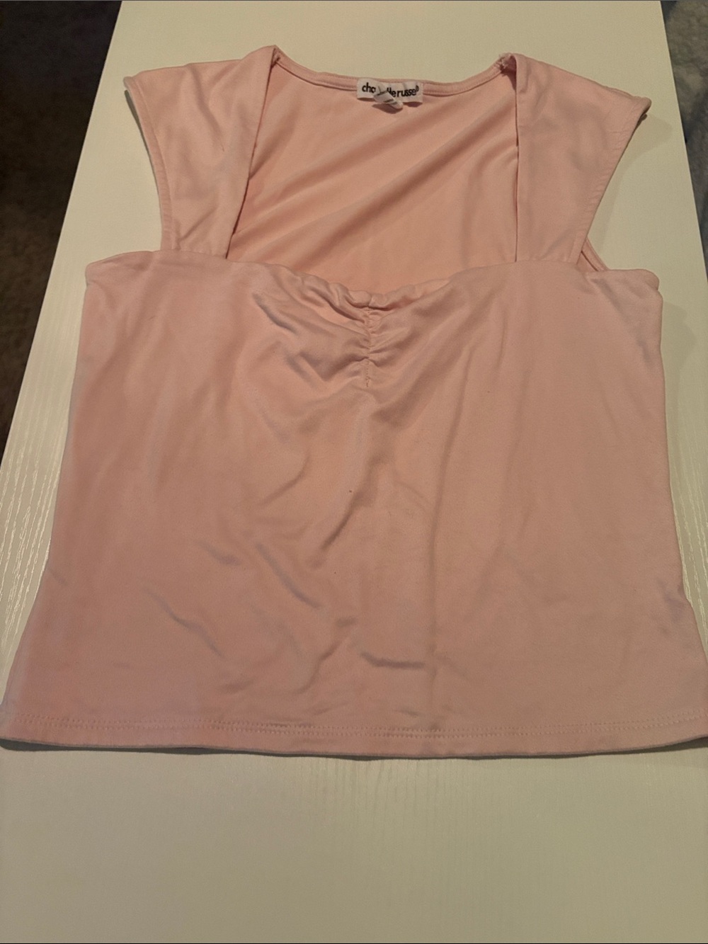 Charlotte Russe Pink Cap Sleeve Camisole